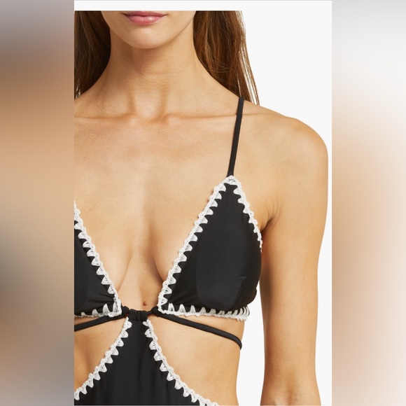 Ramy Brook Rania Cutout One-Piece Swimsuit, Small,BRAND NEW, $258 - Picture 4 of 12